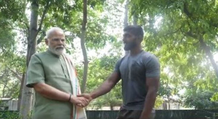 PM Modi With Ankit