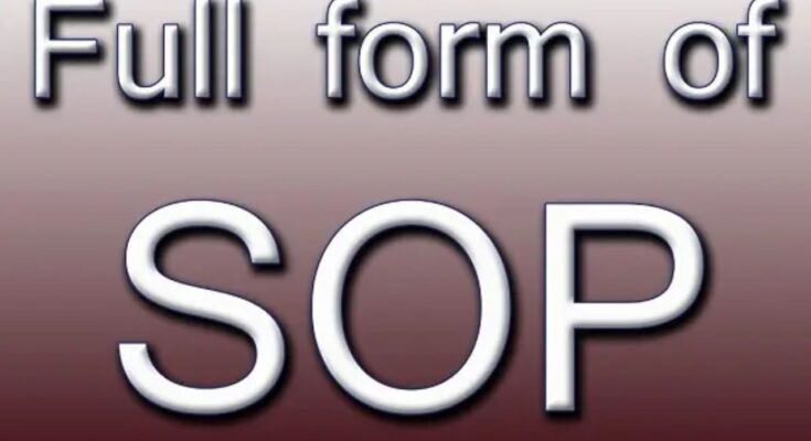 sop full form