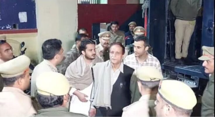azam khan jail shift
