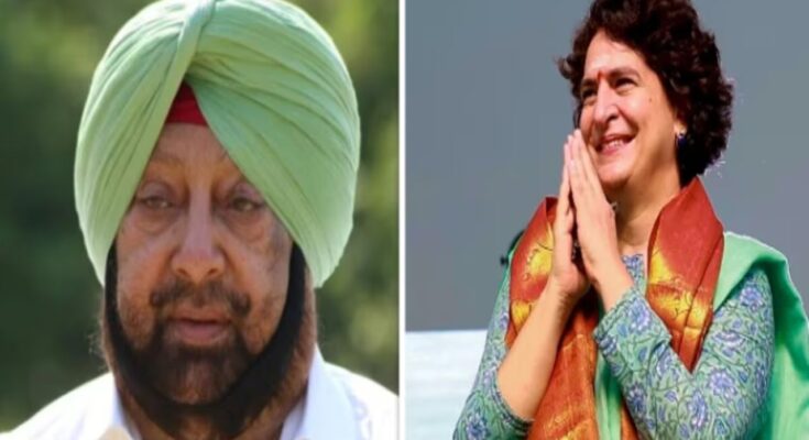 captain amrinder singh and priyanka