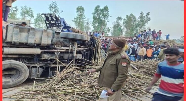 lakhimpur khiri truck accident