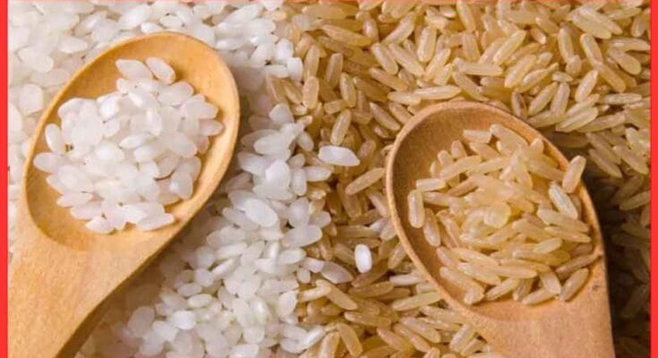 White and Brown Rice