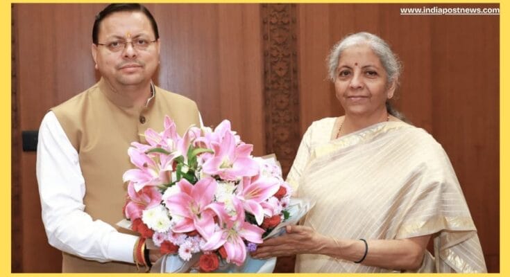 CM Dhami Meeting With Finance Minister