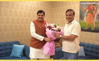 mohan yadav meeting with cm himanta
