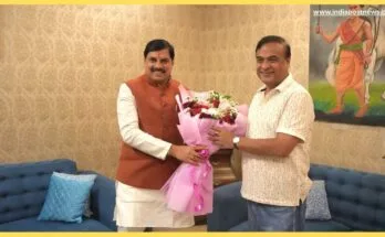mohan yadav meeting with cm himanta
