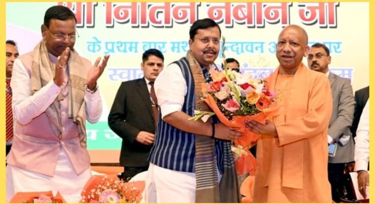 Nitin Nabin Vrindavan Visit