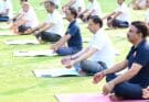 21 June Yoga Day: योगा दिवस से पहले सीएम धामी ने किया अभ्यास