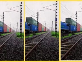 Double Stack Long Haul Container Train