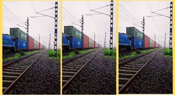 Double Stack Long Haul Container Train